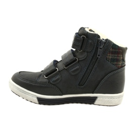 American Club High Sport Shoes With Fur American GC19 / 21 Navy Blue 2