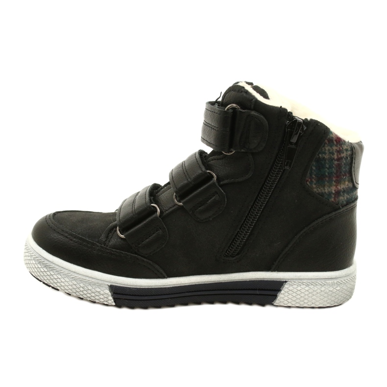 American Club High Sport Shoes With Fur American GC19 / 21 Black 2