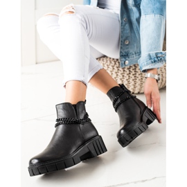 Goodin Boots On The Platform With A Chain black 1