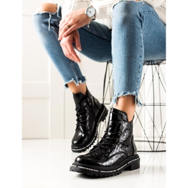 Filippo Leather fashion boots black 1