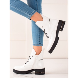 Fashionable Lace-up Workers by Sergio Leone white 1 Fashionable Lace-up Workers by Sergio Leone white 1