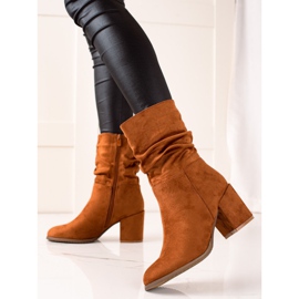 Evento Stylish high boots brown 1
