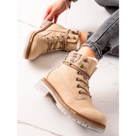 Goodin Insulated Trappers Made of Eco Leather beige 1