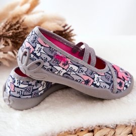BEFADO S.A. Slippers of Ballerina Befado Cats 116X297 Gray grey 2 BEFADO S.A. Slippers of Ballerina Befado Cats 116X297 Gray grey 2