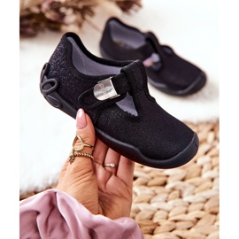 BEFADO S.A. Ballerina Slippers Befado Shiny 115X006 Black 1