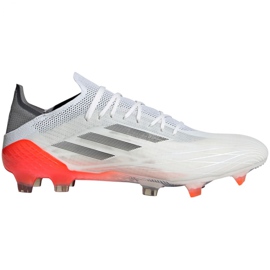 Adidas X Speedflow.1 Fg M FY6869 football boots red, white, gray white 1