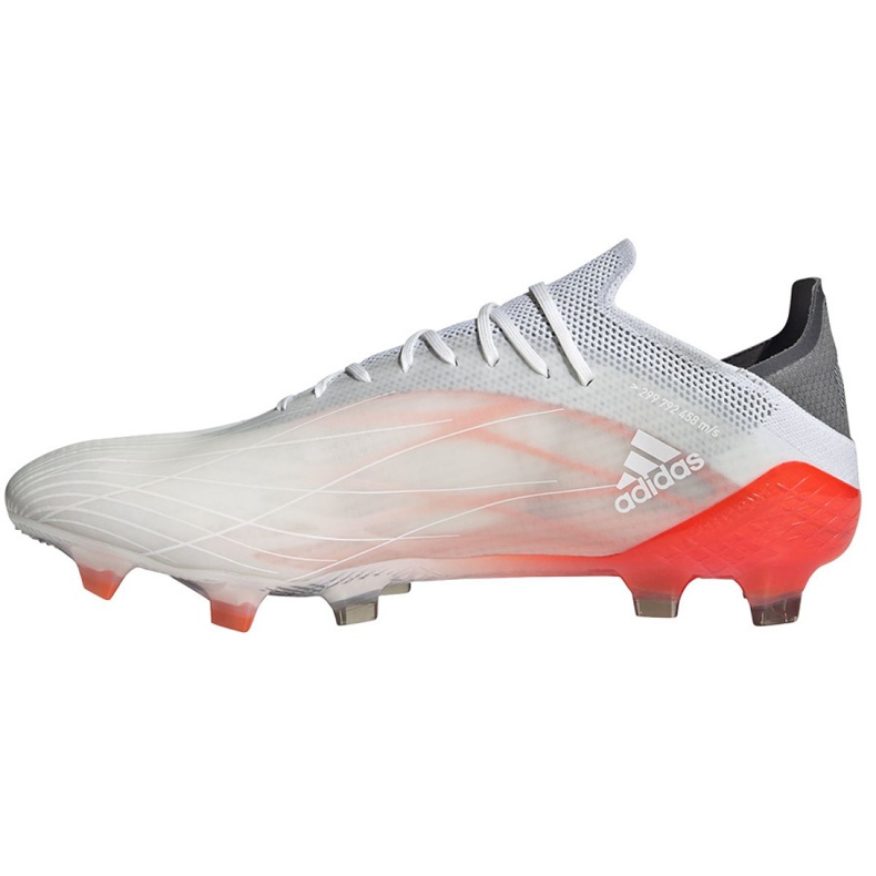 Adidas X Speedflow.1 Fg M FY6869 football boots red, white, gray white 2