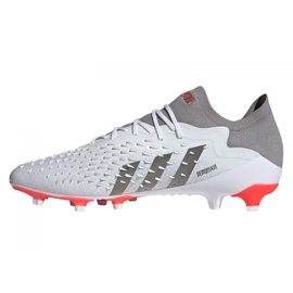 Adidas Predator Freak.1 Low Ag M GZ2806 football boots grey, white white 1