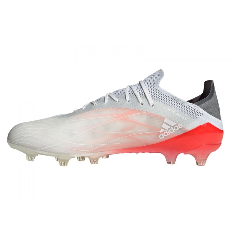 Adidas X Speedflow.1 Ag M FY3265 football boots gray, white, red white 1
