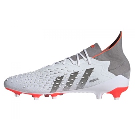 Adidas Predator Freak.1 Ag M FY6254 football boots gray, white white 1