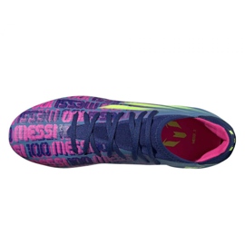 Adidas X Speedflow Messi.3 Fg M FY6888 football boots navy blue, purple, blue, multicolored blue 2