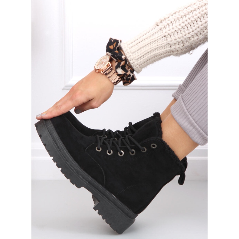 Lace-up boots Visko Black 1