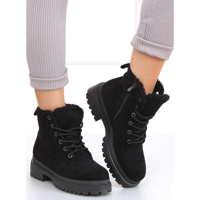 Lace-up boots Visko Black 2