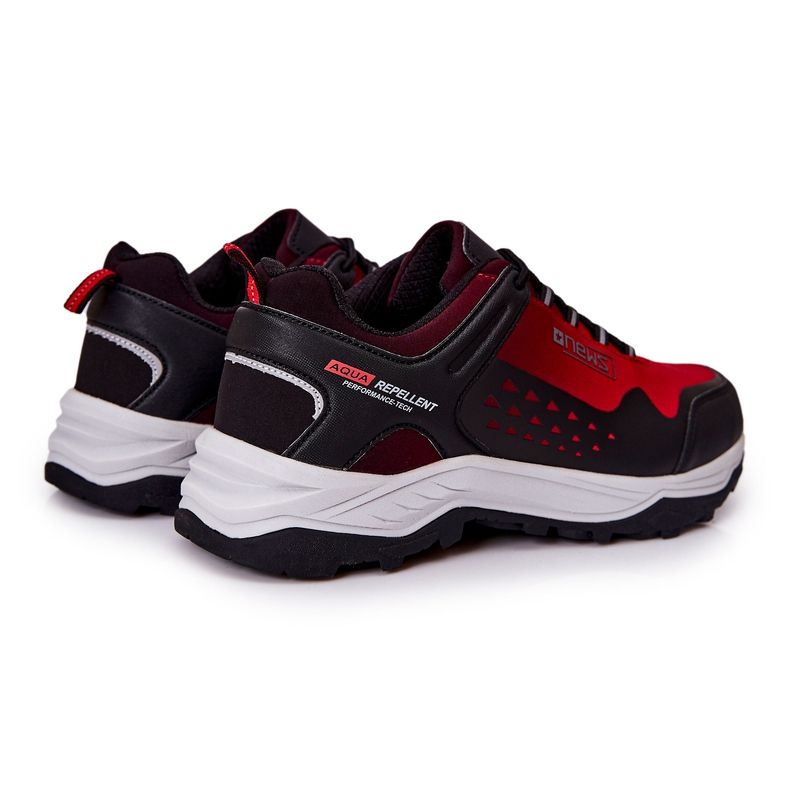 PE1 Men's Sport Shoes Tied Red Grenberd black 1