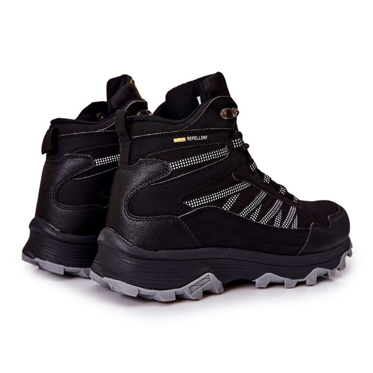 NEWS High Sport Shoes Tied Black Deepmark M 1