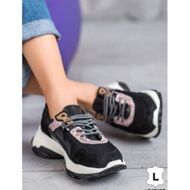 Goodin Comfortable Leather Sneakers black 2