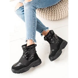 TRENDI Casual snow boots black 1 TRENDI Casual snow boots black 1
