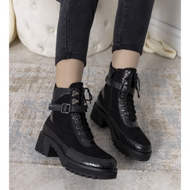 Canales women's black boots 1