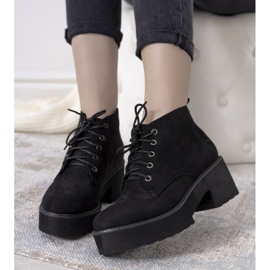 Johnson women's black ankle boots 1