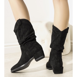 Black Francis cowboy boots 1