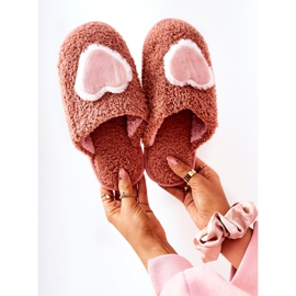 Women's Slippers Dirty Pink Heartbeat brown 1