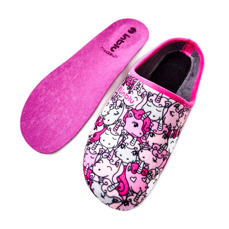 Inblu Slippers Befado Unicorns 155D201 Pink 2
