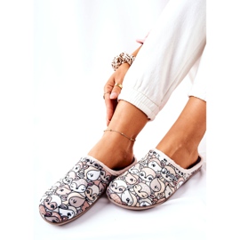 Inblu Slippers Befado Roe-deers 155D203 Beige brown 1