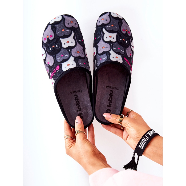 Inblu Slippers Befado Pingwinki 155D202 Black slippers 1