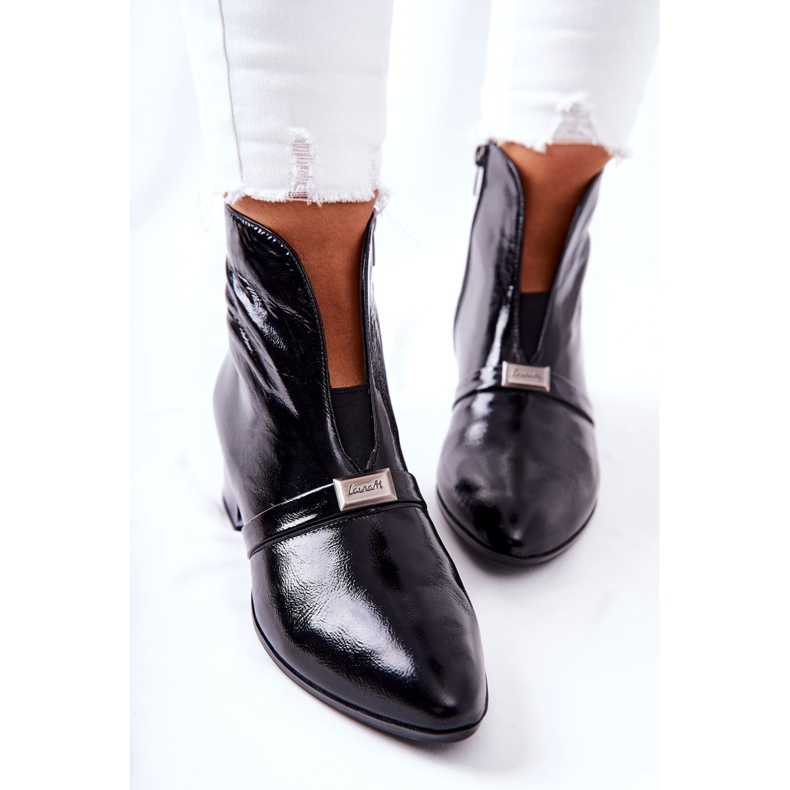 Leather Boots On High Heel Laura Messi Black 2268 1 Leather Boots On High Heel Laura Messi Black 2268 1