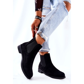 Black Astate Suede Chelsea Boots 2