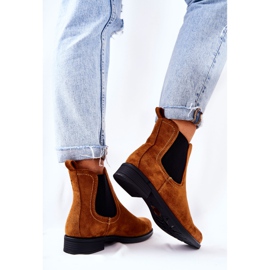 PG1 Camel Astate Suede Booties brown 1