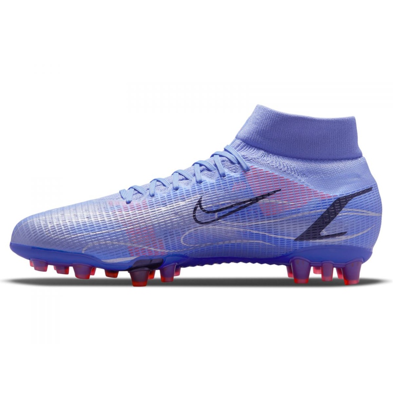 Nike Superfly 8 Pro Km Ag M DJ3978-506 football shoes violet-blue blue 1