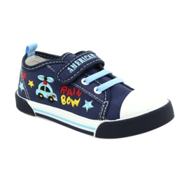 American Club Ten15 Navy Velcro sneakers navy blue 2