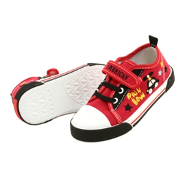 American Club Ten15 Red Velcro sneakers 4