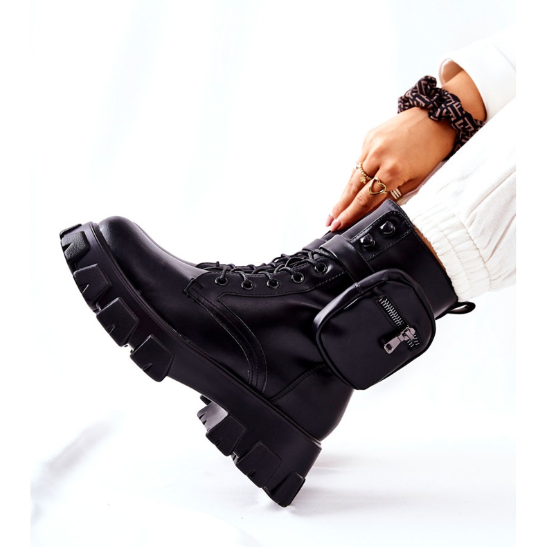 PG1 Black Lanstrom Worker Boots With Kidney Belt 1 PG1 Black Lanstrom Worker Boots With Kidney Belt 1