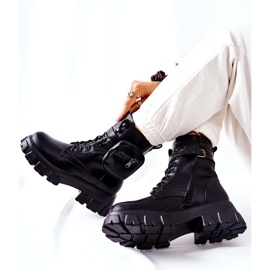 PG1 Black Lanstrom Worker Boots With Kidney Belt 2 PG1 Black Lanstrom Worker Boots With Kidney Belt 2
