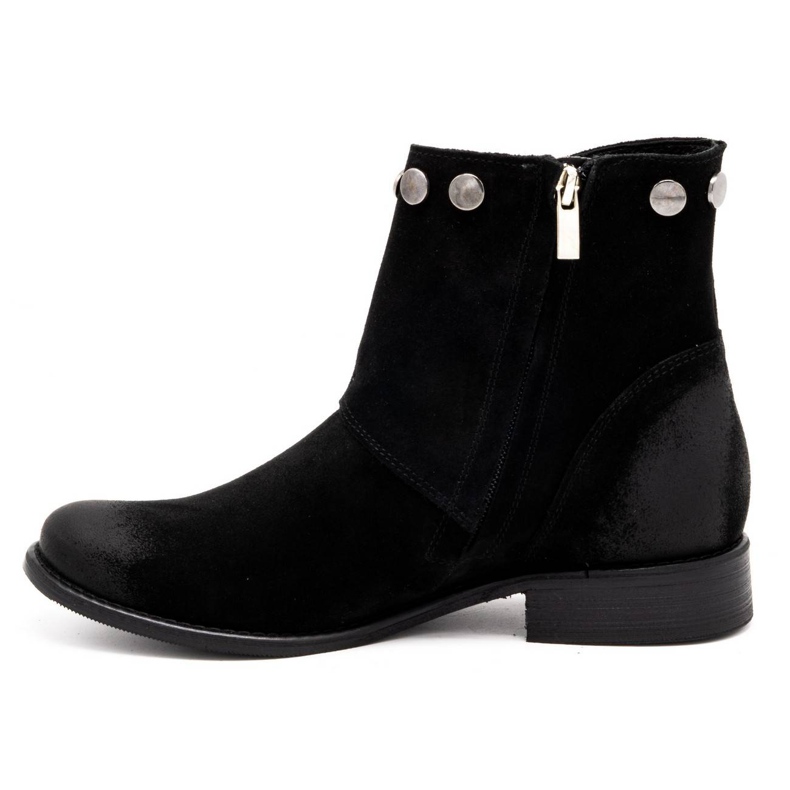 Exquisite Leather women's boots with studs 1198 black 1 Exquisite Leather women's boots with studs 1198 black 1