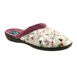 Slippers Cherry Blossom Adanex 26764 Aloe Vera purple grey 1