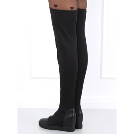 Sock boots on the wedge Futura Black 2