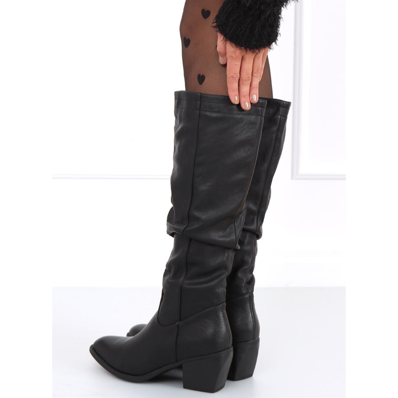 Polo Black cowboy boots 1