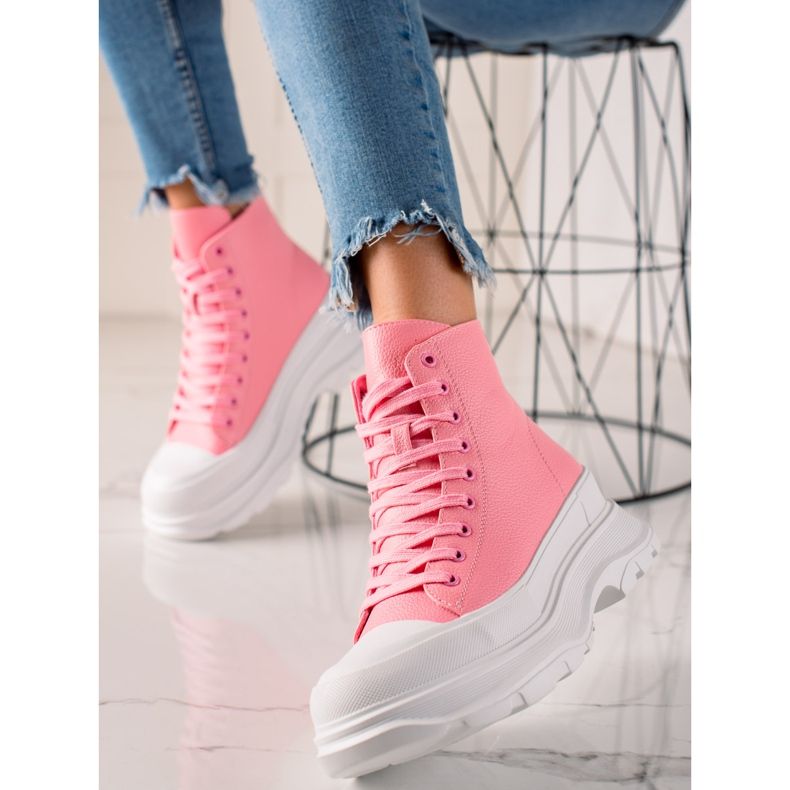 Seastar Sneakers On The Platform pink 1
