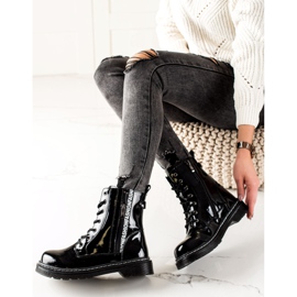 Filippo Patent leather boots black 2