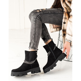 Goodin Warm boots with chains black 2
