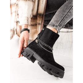 Goodin Warm boots with chains black 1