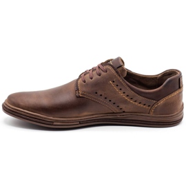 Polbut Casual men's shoes 402 brown 1