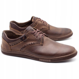 Polbut Casual men's shoes 402 brown 2