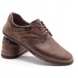Polbut Casual men's shoes 402 brown 3