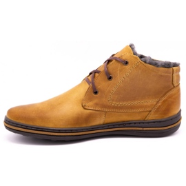 Polbut 339W red tied winter boots for men orange 1