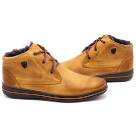 Polbut 339W red tied winter boots for men orange 3
