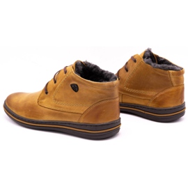 Polbut 339W red tied winter boots for men orange 4